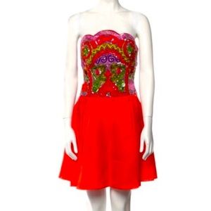 Naeem Kahn mini cocktail dress